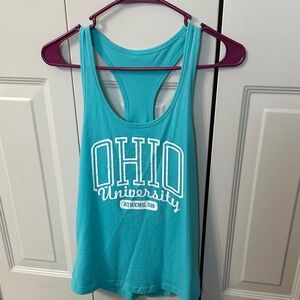 Ohio University Teal Racerback Tank Top